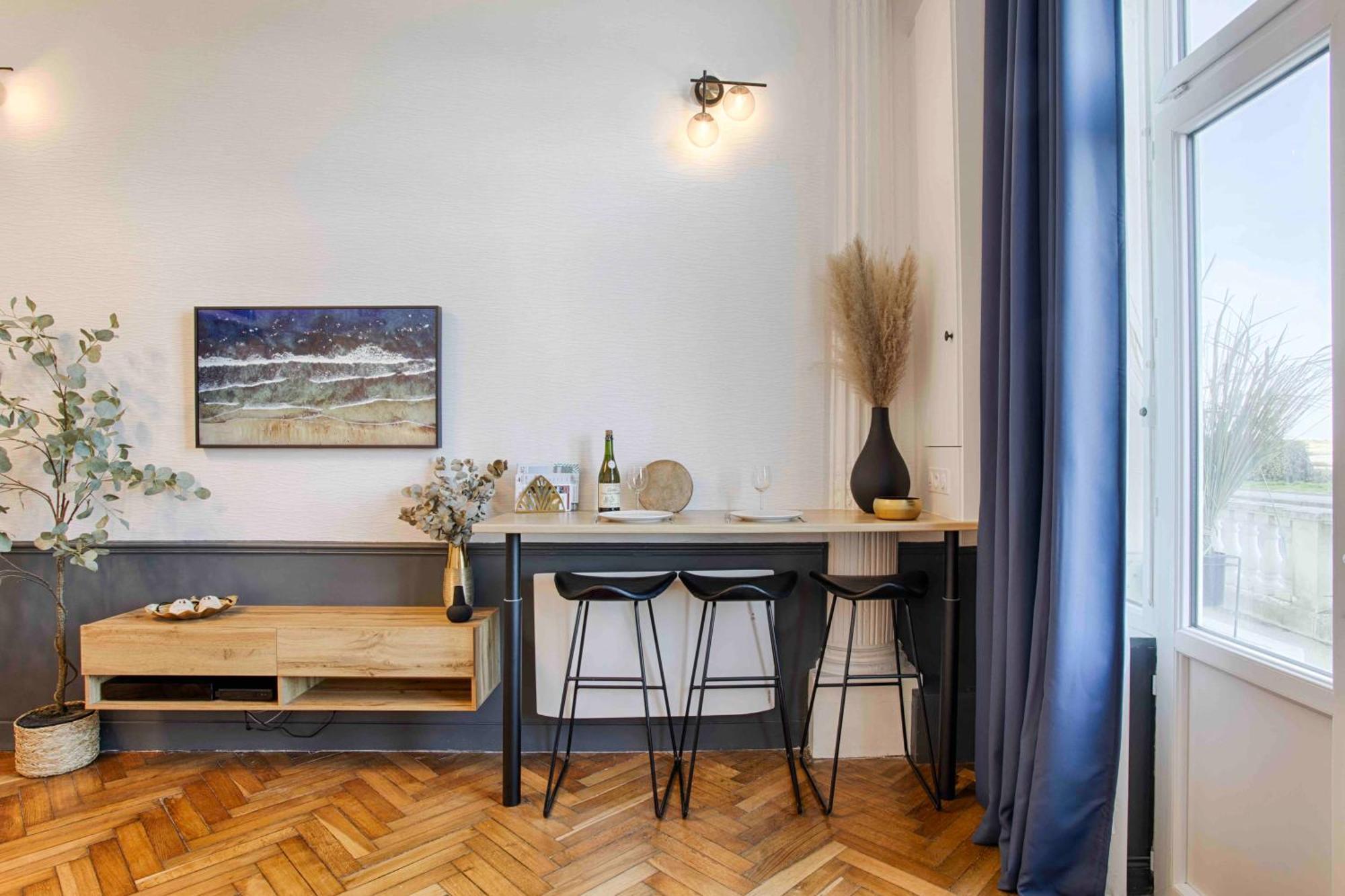 Welc'Home In Houlgate - Vue Et Acces Direct Sur Mer Экстерьер фото